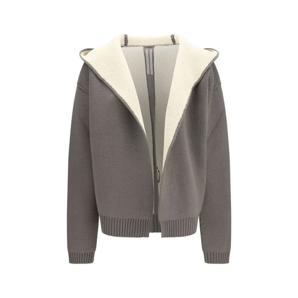Rick Owens Gray Wool Oves Aries Women's Hoodie
